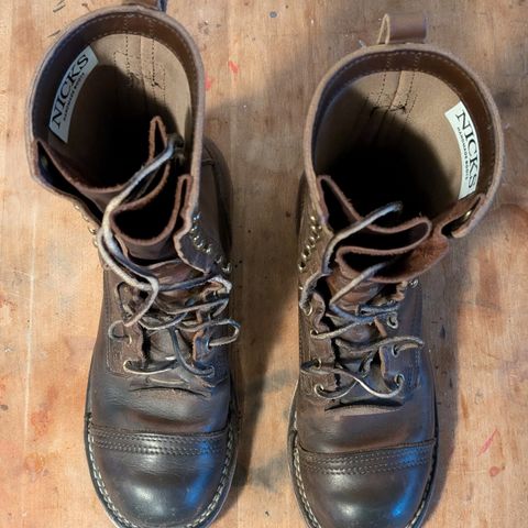 Nicks Lace Up Heritage in Horween British Tan Chromexcel