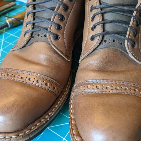 Search result thumbnail of White's Stevens (Dress Cap) in Horween Natural Chromexcel