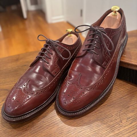 Grant Stone Longwing in Horween Garnet Shell Cordovan