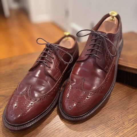 Grant Stone Longwing in Horween Garnet Shell Cordovan