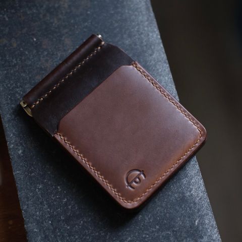 Search result thumbnail of Architectleather Money Clip in Horween Natural Chromexcel & Horween Brown Chromexcel