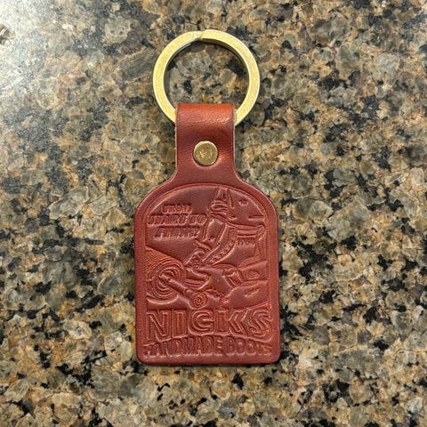 Search result thumbnail of Nicks Key Fob in Wickett & Craig Tan Oiled Latigo