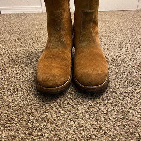 Rolling Dub Trio Gleaners Zip in Horween Natural Chromexcel Roughout