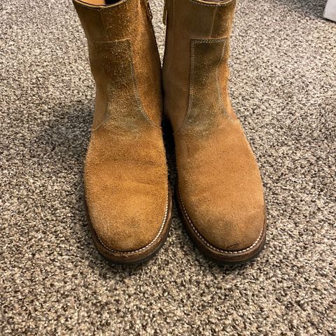 Rolling Dub Trio Gleaners Zip in Horween Natural Chromexcel Roughout