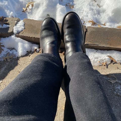 Rolling Dub Trio Griffin Jodhpur in Hand Dyed Black Italian Horsebutt