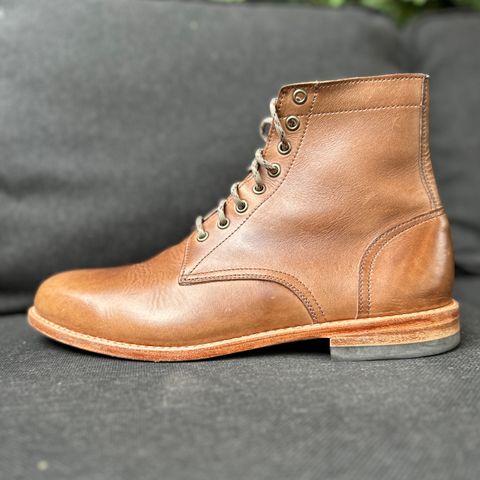 Oak Street Bootmakers Trench Boot in Horween Natural Chromexcel