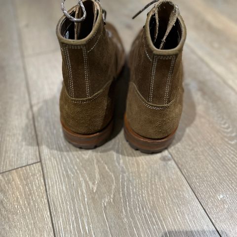 Truman Cap Toe Boot in Dark Coyote Roughout