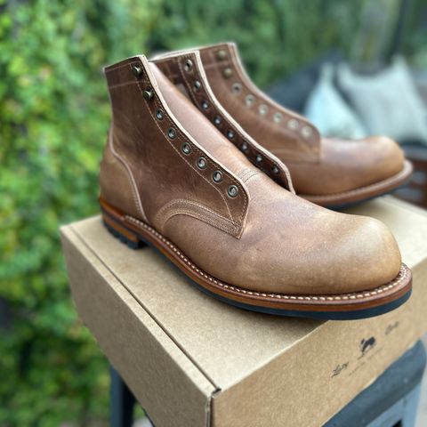 Search result thumbnail of Truman Plain Toe Boot in Horween Natural Cypress