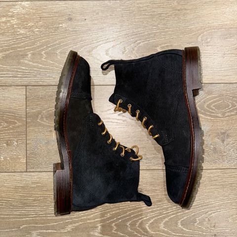 Allen Edmonds Caen in C.F. Stead Black Kudu Reverse