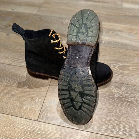 Allen Edmonds Caen in C.F. Stead Black Kudu Reverse