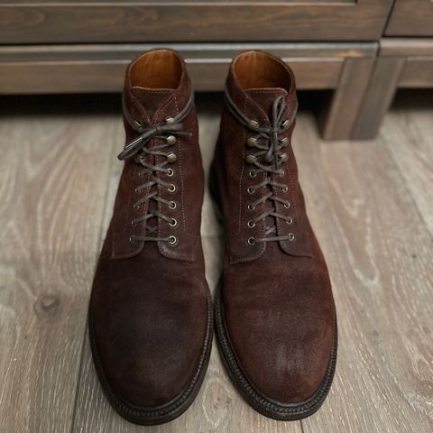 Grant Stone Edward Boot in C.F. Stead Dark Oak Roughout