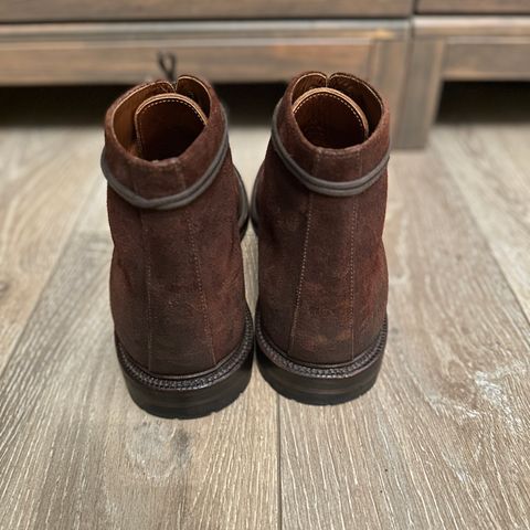 Grant Stone Edward Boot in C.F. Stead Dark Oak Roughout