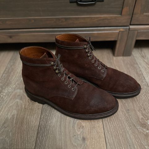 Grant Stone Edward Boot in C.F. Stead Dark Oak Roughout