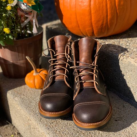 Truman Cap Toe Boot in Horween Java Waxed Flesh
