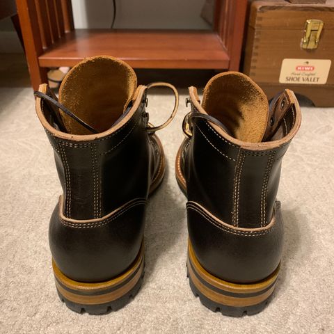 Truman Cap Toe Boot in Horween Java Waxed Flesh