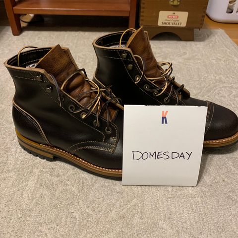 Truman Cap Toe Boot in Horween Java Waxed Flesh