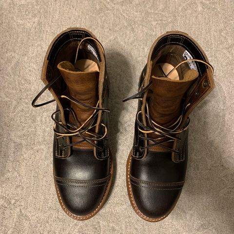 Truman Cap Toe Boot in Horween Java Waxed Flesh