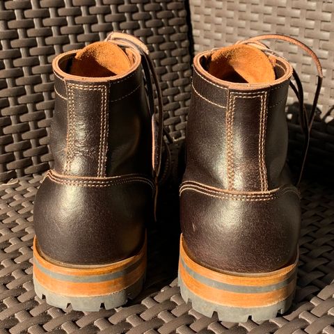 Truman Cap Toe Boot in Horween Java Waxed Flesh