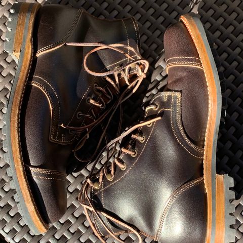 Truman Cap Toe Boot in Horween Java Waxed Flesh
