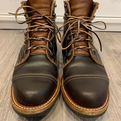 Truman Cap Toe Boot in Horween Java Waxed Flesh