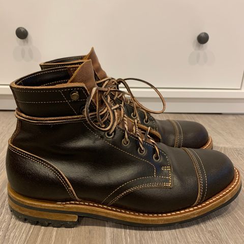 Truman Cap Toe Boot in Horween Java Waxed Flesh
