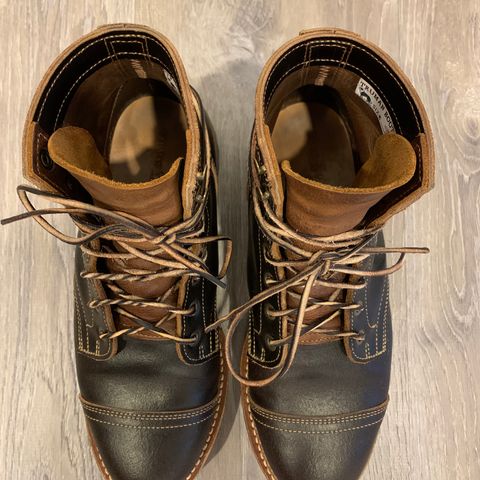 Truman Cap Toe Boot in Horween Java Waxed Flesh