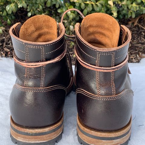 Truman Cap Toe Boot in Horween Java Waxed Flesh