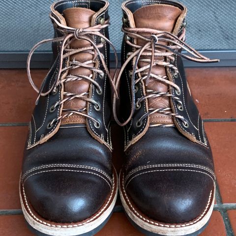 Truman Cap Toe Boot in Horween Java Waxed Flesh