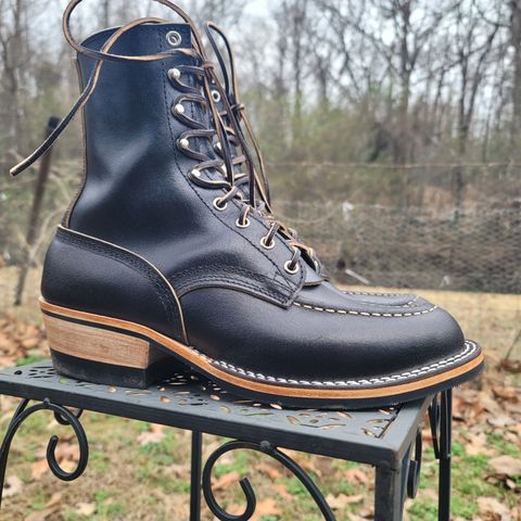 Nicks MTO in Horween Black Waxed Flesh