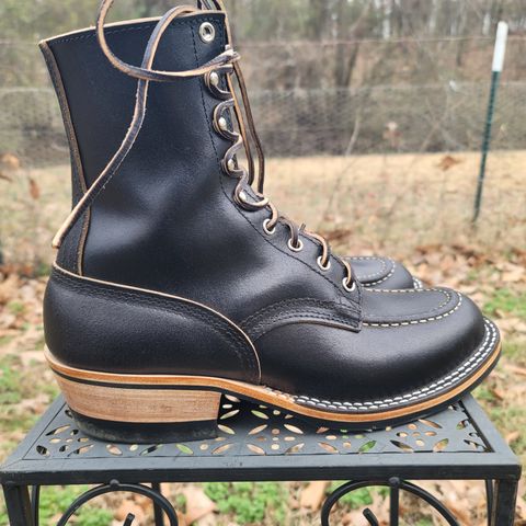 Nicks MTO in Horween Black Waxed Flesh