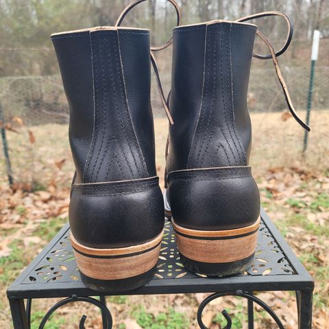 Nicks MTO in Horween Black Waxed Flesh