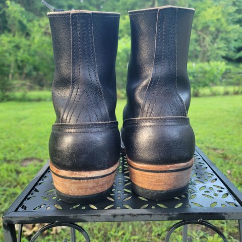 Nicks MTO in Horween Black Waxed Flesh