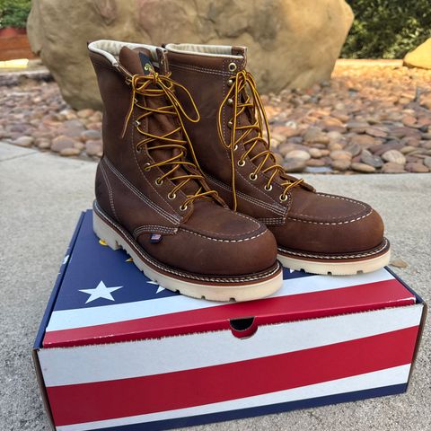 Thorogood American Heritage 8" Moc Toe in Seidel Trail Crazy Horse