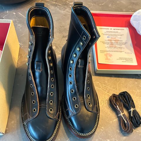Jakkrabbits 7-Inch Monkey Boots in Horween Black Chromexcel