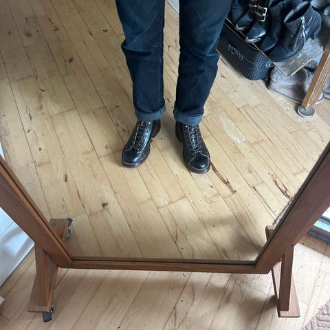 Jakkrabbits 7-Inch Monkey Boots in Horween Black Chromexcel