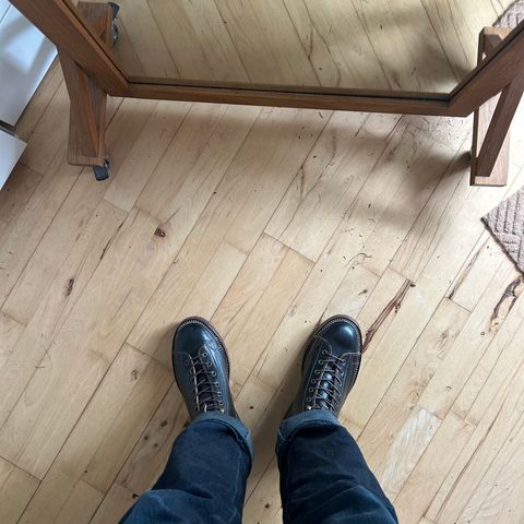 Jakkrabbits 7-Inch Monkey Boots in Horween Black Chromexcel