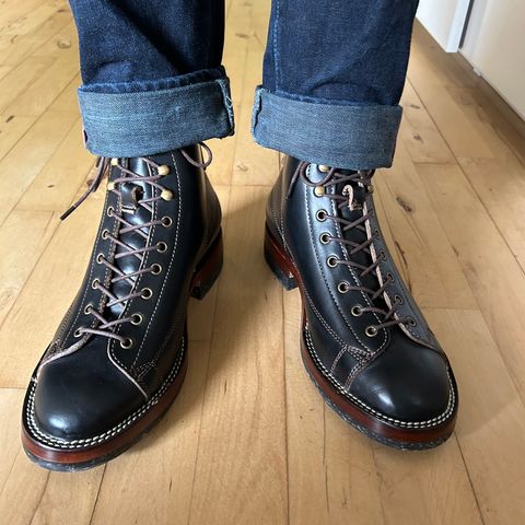 Jakkrabbits 7-Inch Monkey Boots in Horween Black Chromexcel