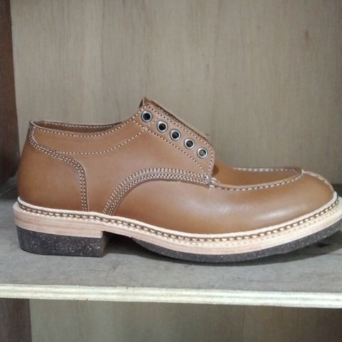 Jakkrabbits Derby Shoes in Tochigi Jeans #5 Khaki