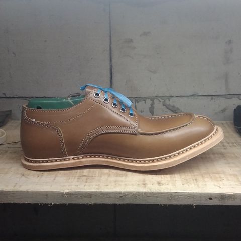 Jakkrabbits Derby Shoes in Tochigi Jeans #5 Khaki