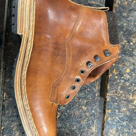 Dundas Footwear Gunnerside in Badalassi Carlo Waxy Tan Cognac