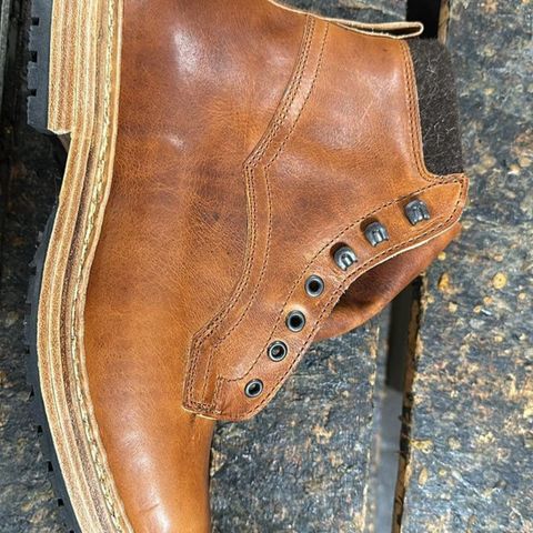 Dundas Footwear Gunnerside in Badalassi Carlo Waxy Tan Cognac