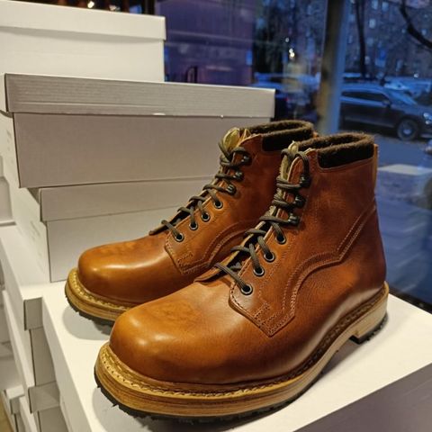Dundas Footwear Gunnerside in Badalassi Carlo Waxy Tan Cognac
