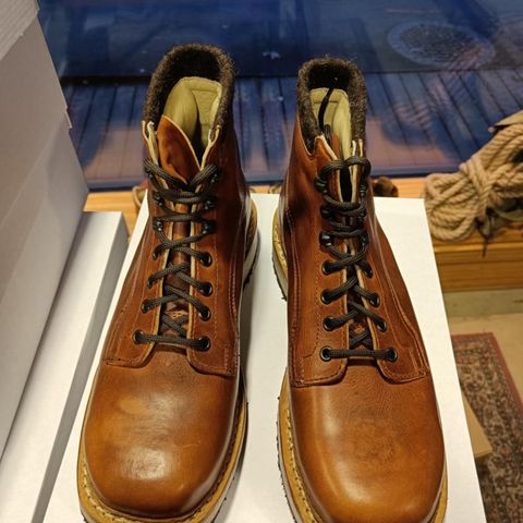 Dundas Footwear Gunnerside in Badalassi Carlo Waxy Tan Cognac
