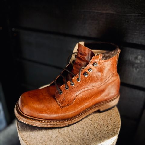 Dundas Footwear Gunnerside in Badalassi Carlo Waxy Tan Cognac