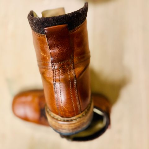 Dundas Footwear Gunnerside in Badalassi Carlo Waxy Tan Cognac