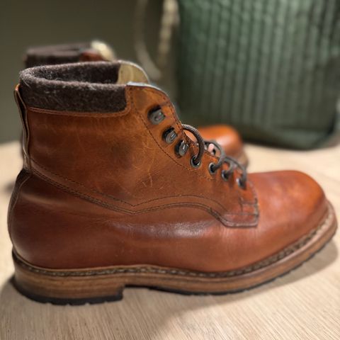 Dundas Footwear Gunnerside in Badalassi Carlo Waxy Tan Cognac