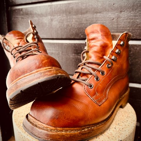 Dundas Footwear Gunnerside in Badalassi Carlo Waxy Tan Cognac