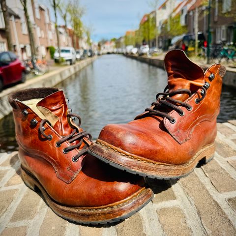 Dundas Footwear Gunnerside in Badalassi Carlo Waxy Tan Cognac