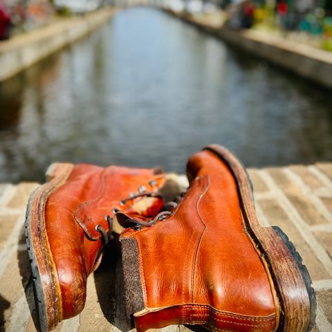 Dundas Footwear Gunnerside in Badalassi Carlo Waxy Tan Cognac