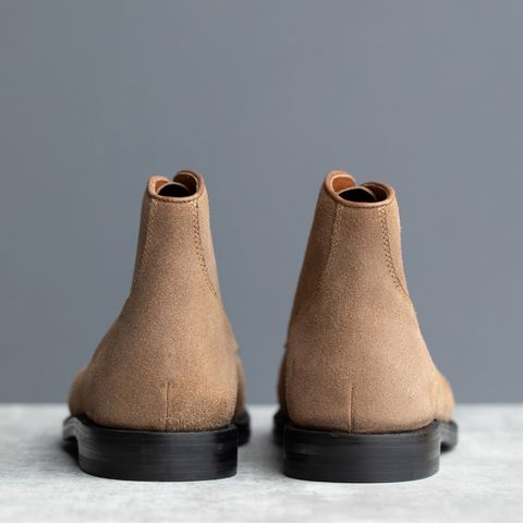 Grant Stone Garrison Boot in Reverse Black Chromexcel